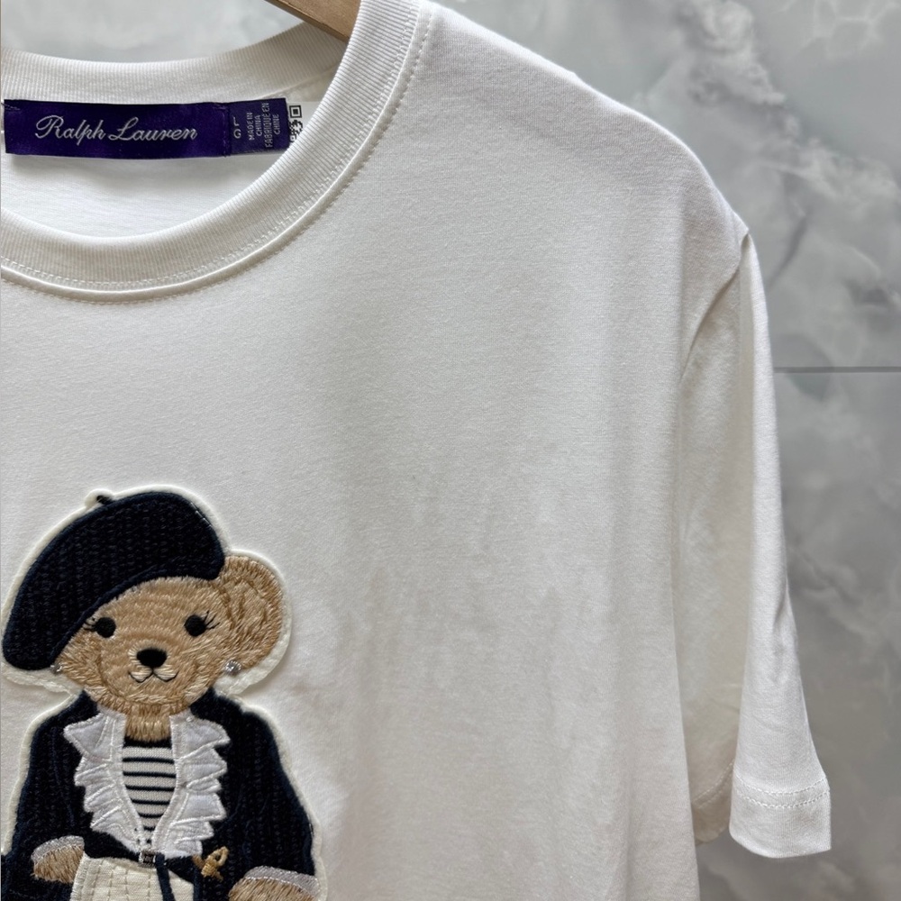 Ralph Lauren bear-patterned short-sleeved T-shirt - Picture 4 of 4